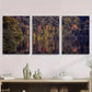 3pcs Tranquil Lake & Forest Nature Metal Print Ready to Hang Art