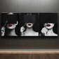 3pcs A Woman in Red Lipstick Darkness Perfect Wall Art Set Canvas Framed 40x60cm - High Quality Print 100% Australian Made Wall Canvas Ready to Hang
