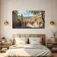 Religious Holy Sites Pilgrims Wall Art Canvas Office Home Room Framed 120x60cm