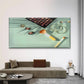 Flat Lay Beauty Cosmetics Wall Art Canvas Office Home Room Framed 120x60cm