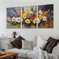 3pcs Decorative Rustic Daisy & Wildflower Wall Art Set Canvas Framed 40x60cm - High Quality Print 100% Australian Made Wall Canvas Ready to Hang