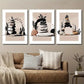 3pcs Abstract Stone Plant Art Zen Stone Stacked Wall Art Set Canvas Framed 40x60cm - High Quality Print 100% Australian Made Wall Canvas Ready to Hang