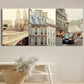 3pcs London Cars and City Bow Bridge Wall Art Set Canvas Framed 40x60cm - High Quality Print 100% Australian Made Wall Canvas Ready to Hang