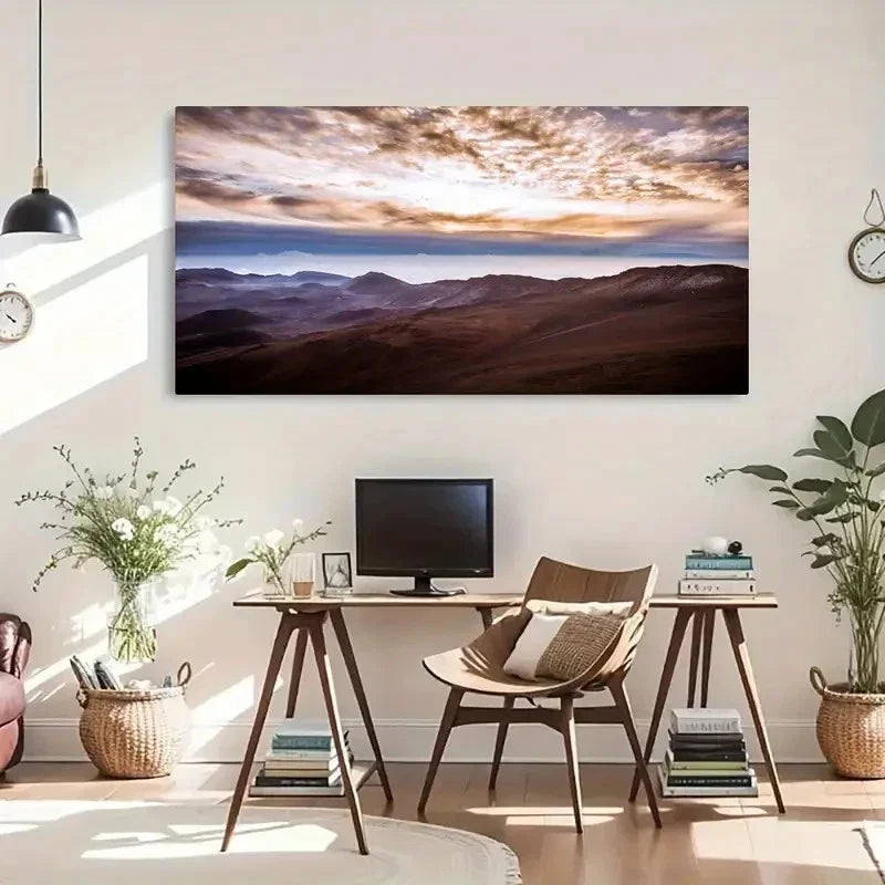 Stunning Natural Scenery Wall Art Canvas Office Home Room Framed 120x60cm