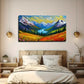 Stunning Mountain Beautiful Wall Art Canvas Office Home Room Framed 80x45cm