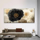 Black Ivory Flower Wall Art Canvas Office Home Room Framed 120x60cm
