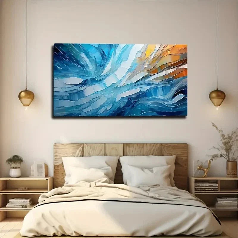 Abstract Pattern Stunning Wall Art Canvas Office Home Room Framed 120x60cm