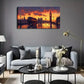 Minimalist Solid Pattern London Wall Art Canvas Office Home Room Framed 120x60cm
