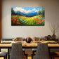 Natural Flower Field Elegant Wall Art Canvas Office Home Room Framed 120x60cm