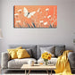 White Butterfly Flower Branch Wall Art Canvas Office Home Room Framed 120x60cm