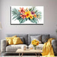 Bohemian Modern Tropical Floral Wall Art Canvas Office Home Room Framed 120x60cm