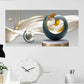 Modern Abstract Rings Wall Art wall canvas office home room framed 120x60cm