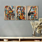 3pcs Pablo Picasso Musicians Vintage Metal Print Ready to Hang Art