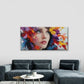 Abstract Splatter Vibrant ColorsWall Art Canvas Office Home Room Framed 120x60cm