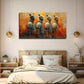 Ancient Terracotta Warriors Wall Art Canvas Office Home Room Framed 80x45cm