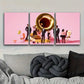 3pcs Featuring a Grammy Award Design, Metal Print Ready to Hang Art
