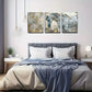 3pcs White Horse Abstract Painting Canvas Framed 40x60cm - High Quality Print 100% Australian Made Wall Canvas Ready to Hang
