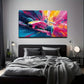 The Main Color Of The Design Wall Art Canvas Office Home Room Framed 120x60cm