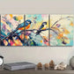 3pcs Birds Perched on Branches and Leave Perfect Wall Art Set Canvas Framed 40x60cm - High Quality Print 100% Australian Made Wall Canvas Ready to Hang