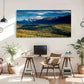 Canada Mountains Forests Scenic Wall Art Canvas Office Home Room Framed 120x60cm