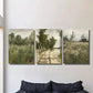 3pcs Retro Gardenia Flower Meadows Wall Art Set Canvas Framed 40x60cm - High Quality Print 100% Australian Made Wall Canvas Ready to Hang