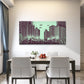 Alien Night City Wall Art Canvas Office Home Room Framed 120x60cm