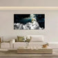 Cosmic Sci-Fi Landscape Night Wall Art Canvas Office Home Room Framed 120x60cm