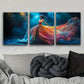 3pcs Girls dancing in the light Metal Print Ready to Hang Art