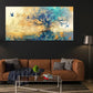 Abstract Tree of Life Modern Wall Art Canvas Office Home Room Framed 120x60cm