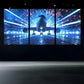 3pcs Triptych Airplane Runway Metal Print Ready to Hang Art