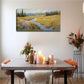 A Stream Runs The Flower Wall Art Canvas Office Home Room Framed 120x60cm