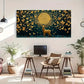 Beautiful Butterfly Golden Wall Art Canvas Office Home Room Framed 120x60cm