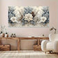 Botanical Winter Floral wall canvas office home room framed 120x60cm