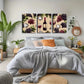 3pcs Abstract Ice Cubes and Grapes Wall Art Set Canvas Framed 40x60cm - High Quality Print 100% Australian Made Wall Canvas Ready to Hang