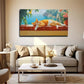 Horizontal Serene Landscape Wall Art Canvas Office Home Room Framed 120x60cm