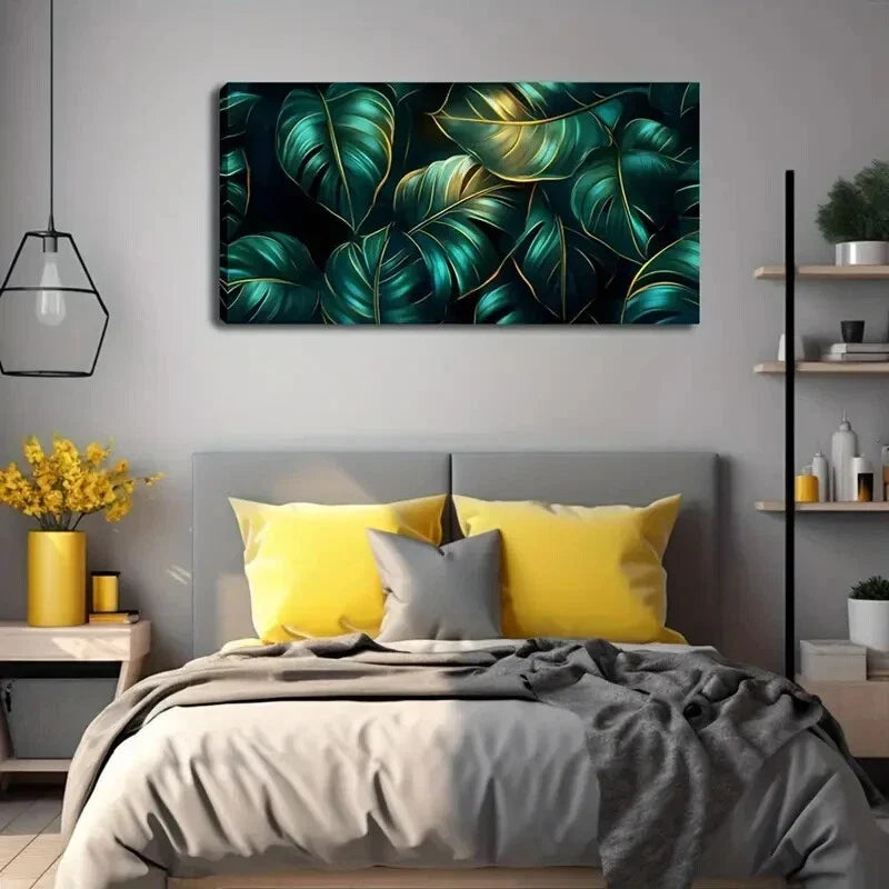 Realistic Style with Vibrant Wall Art Canvas Office Home Room Framed 120x60cm