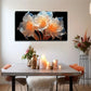 Ball Of Crystal Clear Flowers Wall Art Canvas Office Home Room Framed 80x45cm