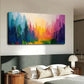 Vibrant Colorful Landscape Wall Art canvas office home room framed 120x60cm