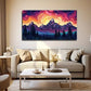 Modern Mountain Perfect Wall Art Canvas Office Home Room Framed 80x45cm
