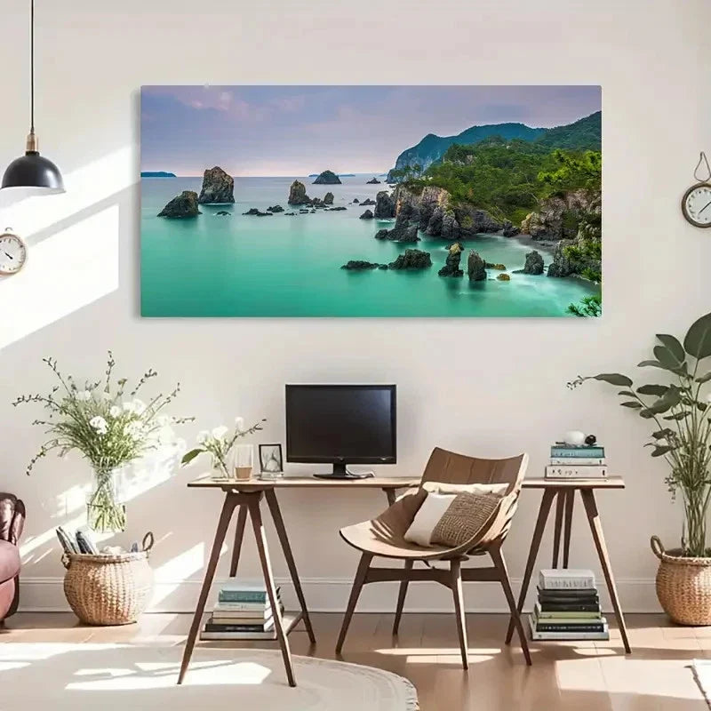 Stunning Natural Scenery Wall Art Canvas Office Home Room Framed 120x60cm