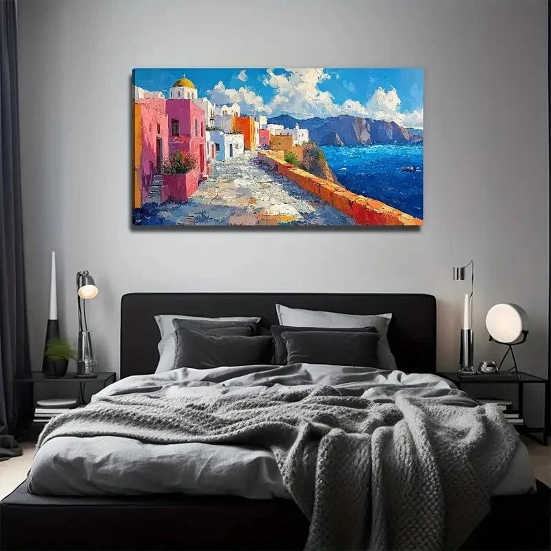 Beautiful Seaside Perfect Wall Art Canvas Office Home Room Framed 120x60cm