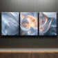 3pcs Abstract Light and White Charm Perfect Wall Art Set Canvas Framed 40x60cm - High Quality Print 100% Australian Made Wall Canvas Ready to Hang