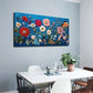Multiple Colors To Shape Wall Art canvas office home room framed 120x60cm