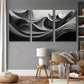 3pcs Beautiful Geometric Abstract Metal Print Ready to Hang Art