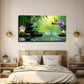 Bird Standing Bamboo Suitable Wall Art Canvas Office Home Room Framed 120x60cm
