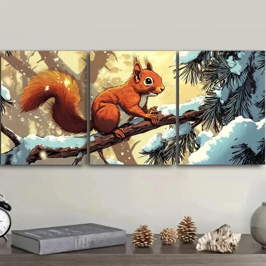 3pcs Rustic Wooden Natural Colorful Perfect Wall Art Set Canvas Framed 40x60cm - High Quality Print 100% Australian Made Wall Canvas Ready to Hang