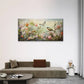 Birds And Flowers On Branch Wall Art Canvas Office Home Room Framed 80x45cm