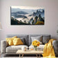 Majestic China Mountainscape Wall Art Canvas Office Home Room Framed 80x45cm