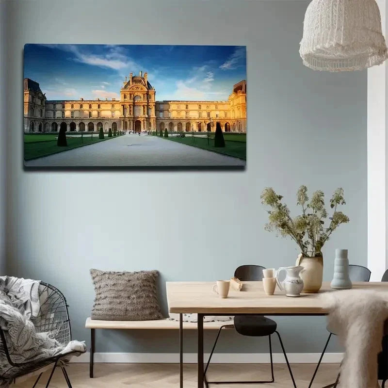 Unique Building Suitable Wall Art Canvas Office Home Room Framed 120x60cm