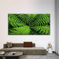 Green Fern Leaf Spiral Wall Art Canvas Office Home Room Framed 120x60cm